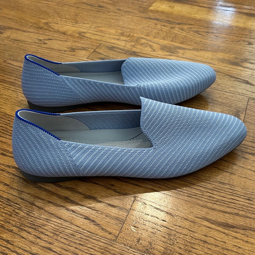 NWT Rothy’s Robin Twill The Almond Loafer